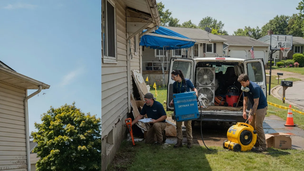 Ceiling Leak Cleanup in Lyon Station, PA near me